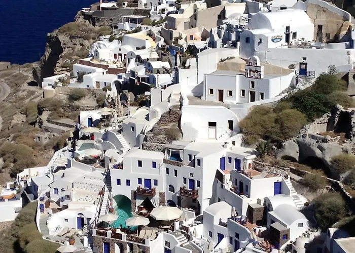 Wonderful Santorini House Mezzo Honeymoon Private Pool Sea Views * イア